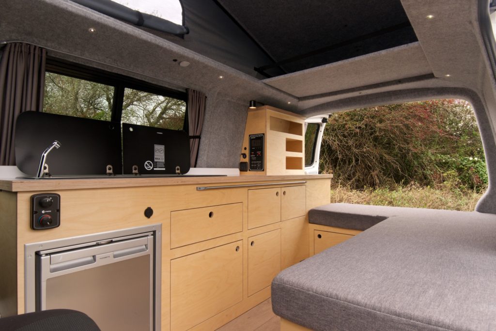 Interior of a VW Transporter