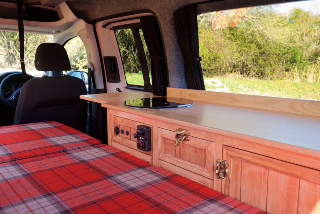 VW Caddy conversion bed